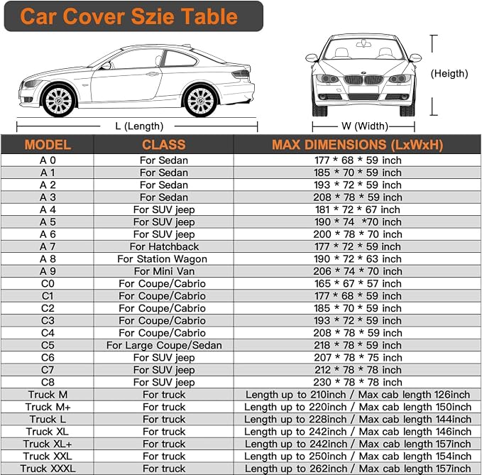 Kayme 7 Layers Car Cover Waterproof All Weather - Image 7