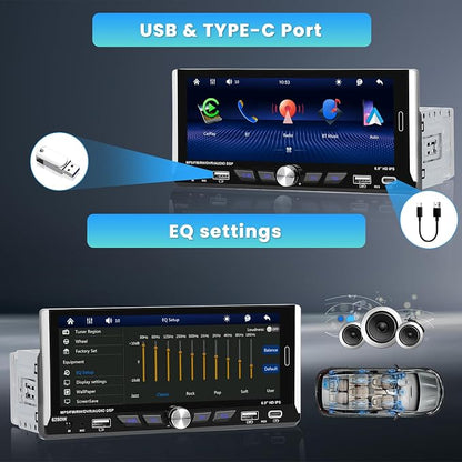 6.9 Inch Single Din Car Stereo - Image 6