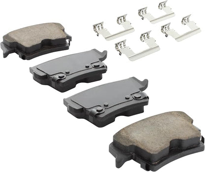 Premium Ceramic Rear Brake Pads Compatible - Image 2