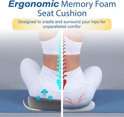 Car Seat Cushion, Ergonomic Memory Foam Car Cushion - Image 5
