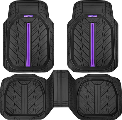 CAR PASS Tire Tread DeepDish Rubber Floor Mats - Image 9