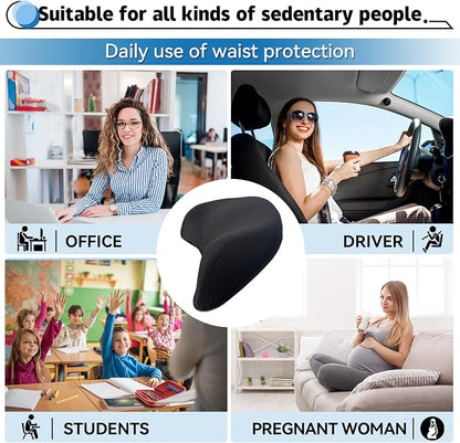 Lumbar Support Pillow for Car, 100% Memory Foam Lumbar Pillow - Image 4