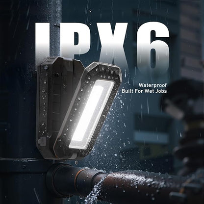 Rechargeable Work Light with Magnetic Base, 1200 Lumens LED Work Light - Image 6