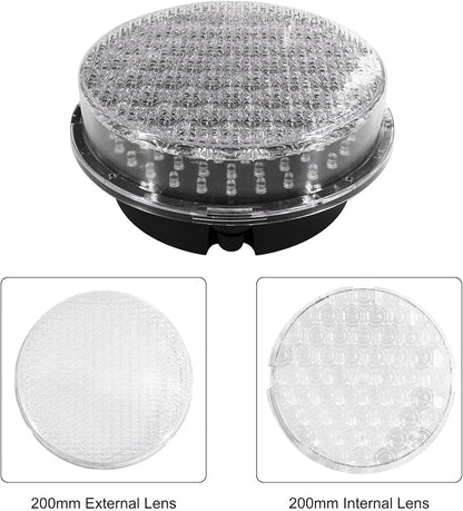 BBMI AC85-265V Red/Yellow 200mm Traffic Light, Stop and Go Light, Led Traffic - Image 7