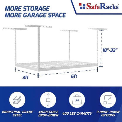 SafeRacks Overhead Garage Storage Rack - Image 3
