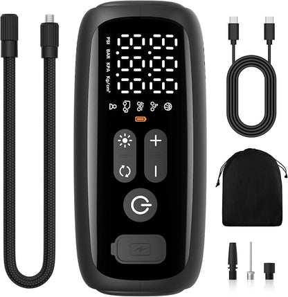 Tire Inflator Portable Air Compressor, 28 Cylinders 12V Air Compressor by Unknown