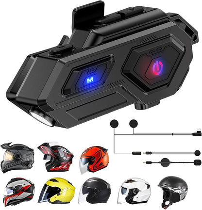 Motorcycle Bluetooth Headset, C8 Helmet Bluetooth Headset by TouchTwo
