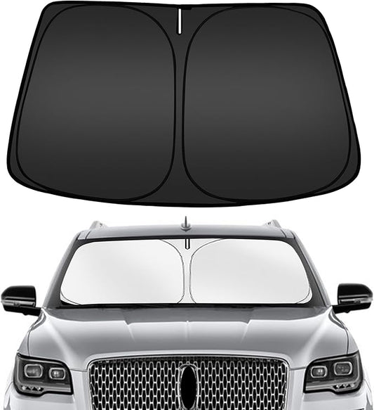 ARISMOTOR Windshield Sun Shade for Lincoln Navigator 2018-2025, Custom Fit by ARISMOTOR