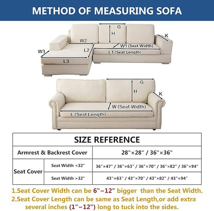 Eismodra Armrest Covers, Couch Cover, Sofa Cover, Backrest Covers, Anti-Slip - Image 6