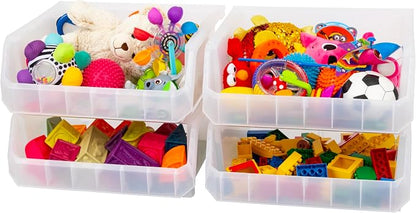 Plastic Containers for Organizing and Storage Bins for Closet, Garage or Pantry - Image 6