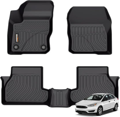 Binmotor-Floor Mats for Ford Focus 2012-2018, S | SE | ST | SEL | Titanium by VisittheBinmotor