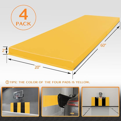 PROGOAL 2"/4" Thick Foam Protection Wall Pad，Gym Basketball-Court - Image 2