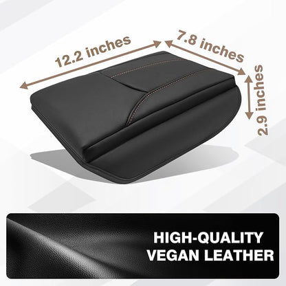 Muslogy Center Console Cover 1-Inch Extra Thick Armrest Pad Compatible - Image 2