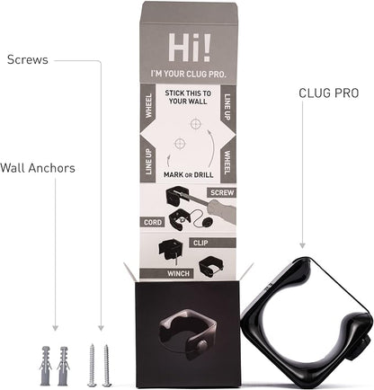 Hornit CLUG PRO | Wall Mounted Bike Rack | Secured by FIDLOCK | 5 Sizes | Easy - Image 6