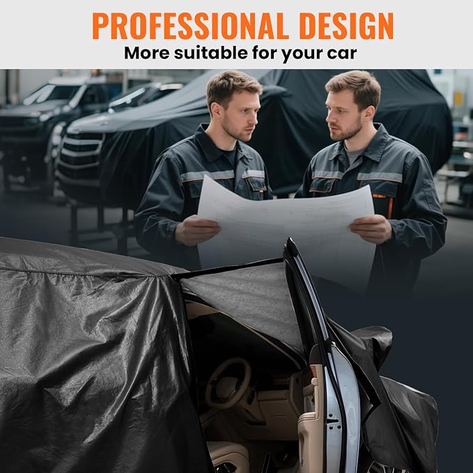 12-Layer Custom Fit Car Cover for Tesla Model 3, Upgraded Waterproof - Image 8