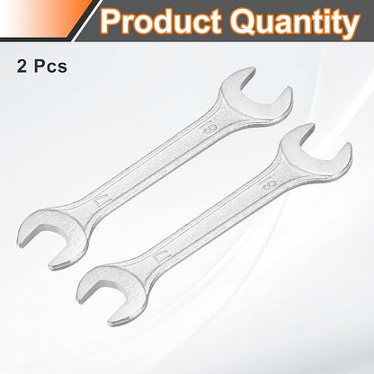 HARFINGTON 2pcs Double Open End Wrench 17mm x 19mm Metric 15 Degree Offset - Image 3