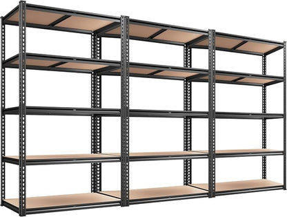 REIBII 2020LBS Storage Shelves 5 Tier Garage Shelving Heavy Duty, Adjustable by REIBII