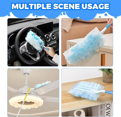 Duster Refills Compatible with Swiffer Heavy Duty Duster Refill, 3 Handles+30 - Image 7