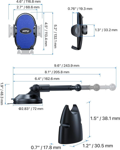 HTU 【Military-Grade Suction】 2025 Cell Phone Holder - Image 8