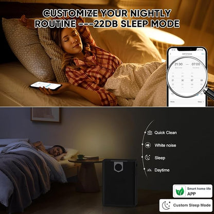 Smart Air Purifiers for Home Large Room, H14 Air Purifier - Image 8