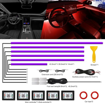 Acrylic Interior Car LED Strip Light - Image 3