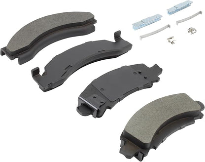 Premium Semi-Metallic Front Brake Pads Compatible - Image 2