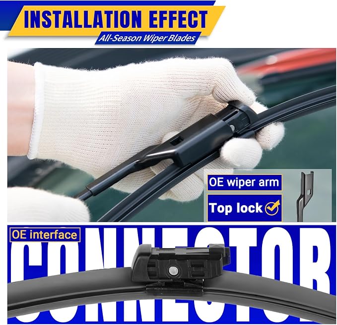 3 wipers Replacement for 2018-2022 2023 VW Volkswagen Atlas, Windshield Wiper - Image 3