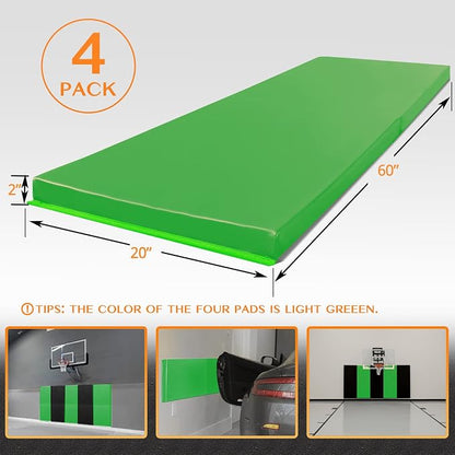 PROGOAL 2"/4" Thick Foam Protection Wall Pad，Gym Basketball-Court - Image 2