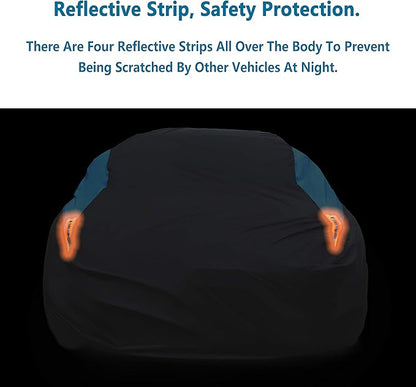 MORNYRAY Waterproof Car Cover All Weather Snowproof UV Protection Windproof - Image 6
