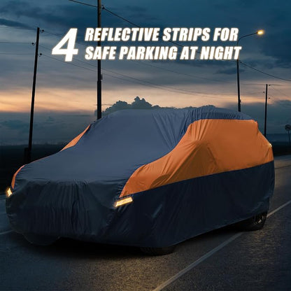 SUV Car Cover Waterproof All Weather, Cover Full Exterior Cover Windproof - Image 5