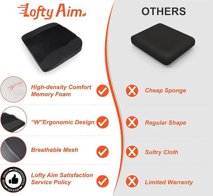 Car Seat Cushion, Comfort Memory Foam Car Cushions - Image 8