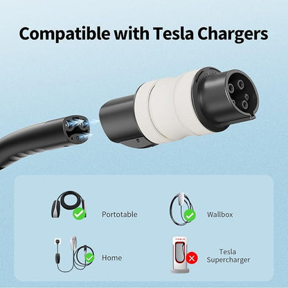 Tesla to J1772 Charger Adapter, 32 Amp / 220V, Compatible - Image 3