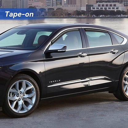 Window Visors Rain Guards for 2014-2020 Chevy Impala, Out-Channel Window Vent - Image 3