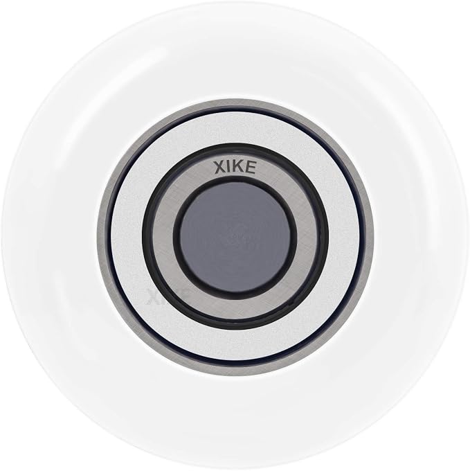 XiKe 12 Pack White 2" Nylon Garage Door Roller 4" Stem, Quiet/Durable and High - Image 3