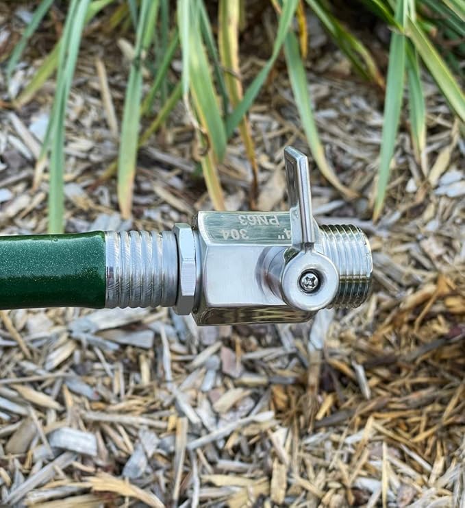 beduan Stainless Steel 3/4" Shut Off Valve GHT Thread Garden Hose Heavy Duty - Image 4