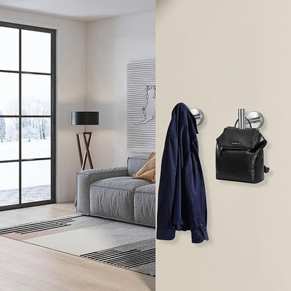 NearMoon Bath Towel Hooks- SUS 304 Stainless Steel Robe Hook Holder, Heavy Duty - Image 3