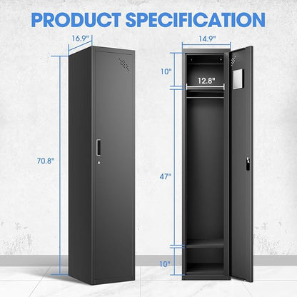 DNA MOTORING Metal Storage Cabinet - Image 2