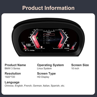 Speedometer Instrument for BMW E90 E91 E92 E93 2005-2012 CCC CIC, 10 inch Linux - Image 5
