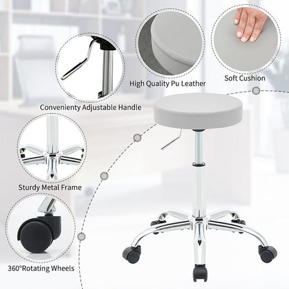 Drafting Stool, Adjustable Office Chair19.5’’-26.6’’ - Image 4