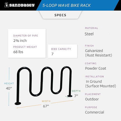 Sandbaggy Commercial Bike Racks - Image 2
