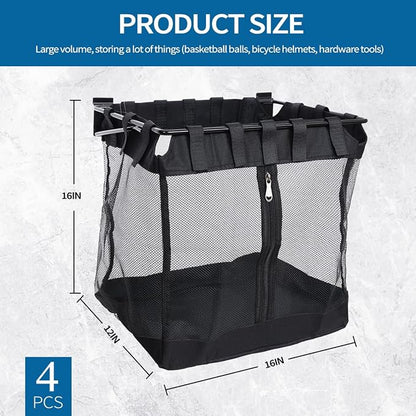 4Pcs Large Slatwall Baskets Mesh Slatwall Baskets - Image 2