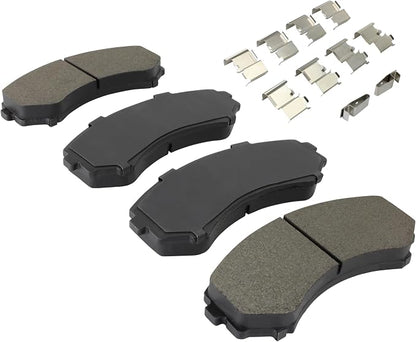 Premium Semi-Metallic Front Brake Pads Compatible - Image 2