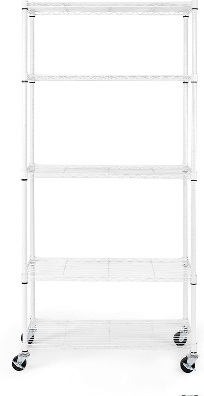 Seville Classics UltraDurable Heavy Duty NSF Solid Steel Wire Rack Storage Unit - Image 2