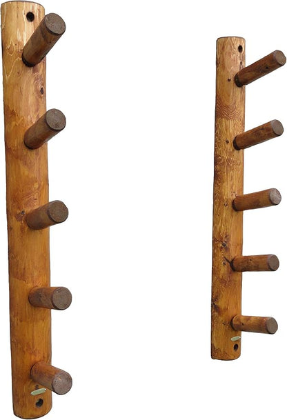 10-Place Wall-Mounted Ski Log Racks - Image 5