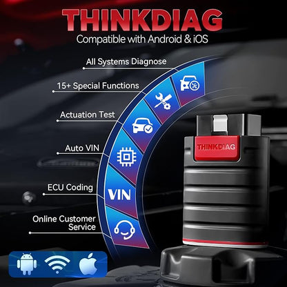 OBD2 Scanner Thinkdiag Bluetooth Full System Bidirectional Diagnostic Scan Tool - Image 2