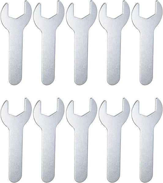 HARFINGTON 10pcs Small Wrench Open End Wrench 18x92x2mm Metric U-Shaped Single by HARFINGTON