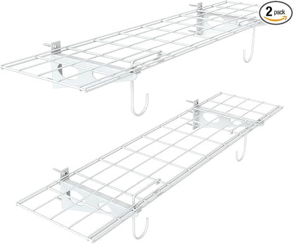 WALMANN 2-Pack Garage Wall Shelves, 1 x 4 ft/12 * 48 inch Wall Mounted Storage by WALMANN