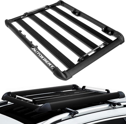 AUTOXBERT 50" x37.8" x3.54" Universal Aluminum Roof Rack Rooftop Cargo Carrier by AUTOXBERT