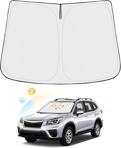 Windshield Sun Shade for Subaru Forester 2019-2024 Accessories Thicken 6-Layer by Canvcle