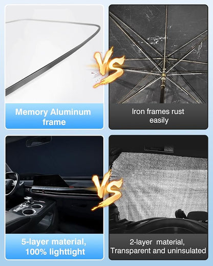 Cartist 5-Layer Windshield Sun Shade Custom Fit - Image 4
